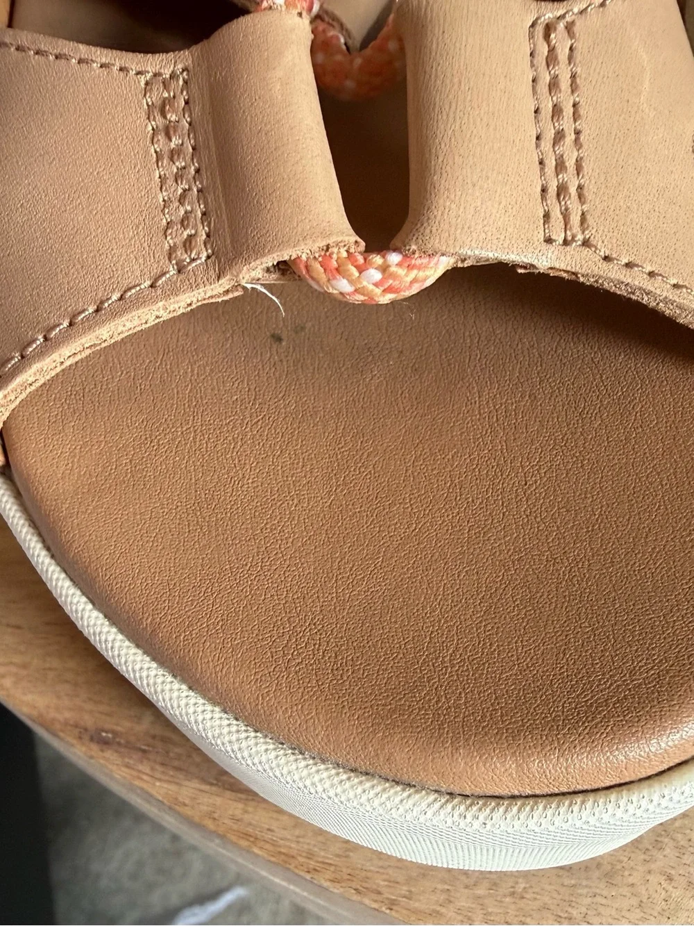 Sorel Women’s Cameron Tan Platform Lace-Up Sandal Size 5 1/2